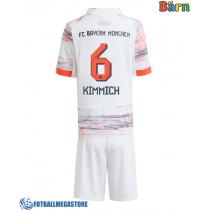 Fotballdrakt Barn Bayern Munich Joshua Kimmich #6 Bortedraktsett 2025-26 Kortermet (+ Korte bukser)